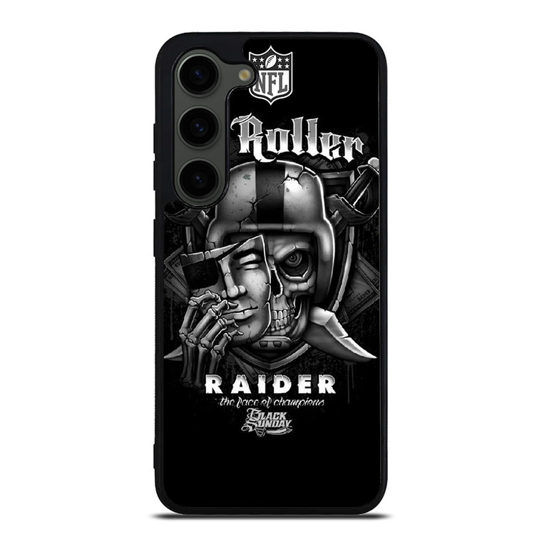 OAKLAND RAIDERS BLACK SUNDAY NFL Samsung Galaxy S23 Plus Case Cover