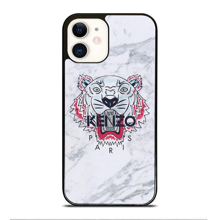 KENZO PARIS TIGER MARBLE iPhone 12 Case Cover