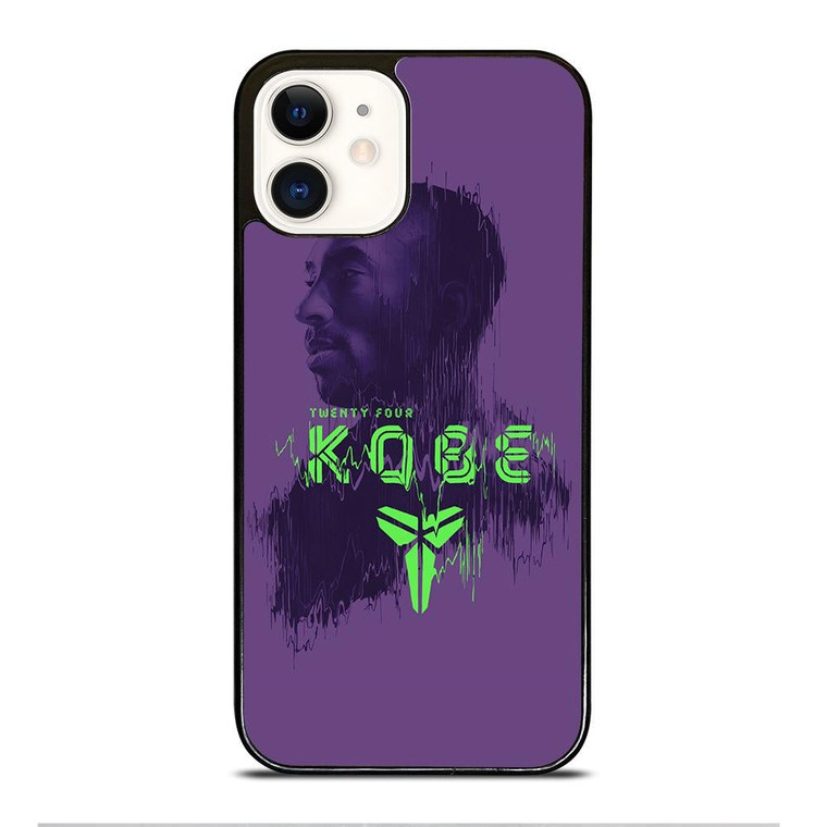 KOBE BRYANT TWENTY FOUR BLACK MAMBA iPhone 12 Case Cover