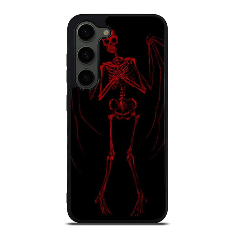 RED SKELETON HEARTBREAKING Samsung Galaxy S23 Plus Case Cover RED SKELETON HEARTBREAKING Samsung Galaxy S23 Plus Case Cover