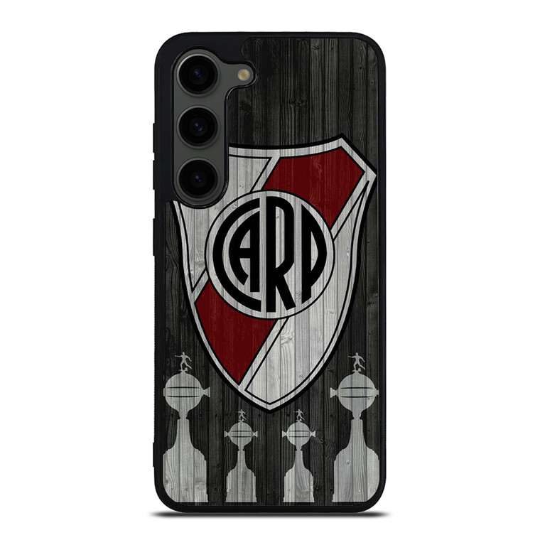RIVER PLATE EL MAS GRANDE WOODEN LOGO Samsung Galaxy S23 Plus Case Cover