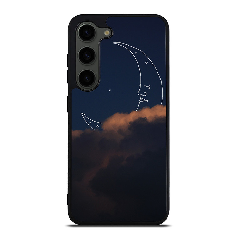 SAD CRESCENT MOON Samsung Galaxy S23 Plus Case Cover SAD CRESCENT MOON Samsung Galaxy S23 Plus Case Cover