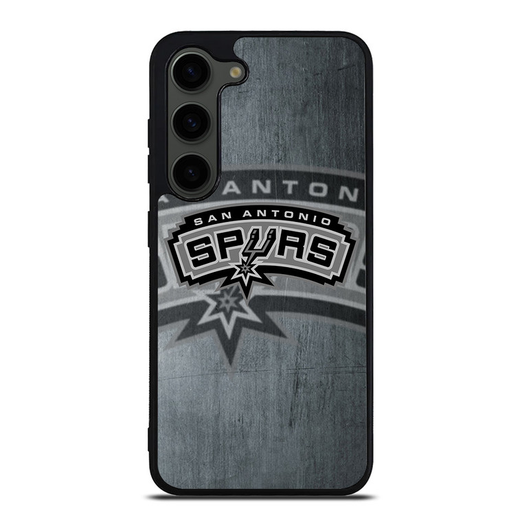 SAN ANTONIO SPURS METAL LOGO Samsung Galaxy S23 Plus Case Cover