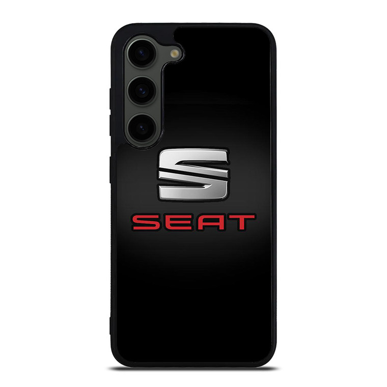 SEAT LOGO BLACK Samsung Galaxy S23 Plus Case Cover