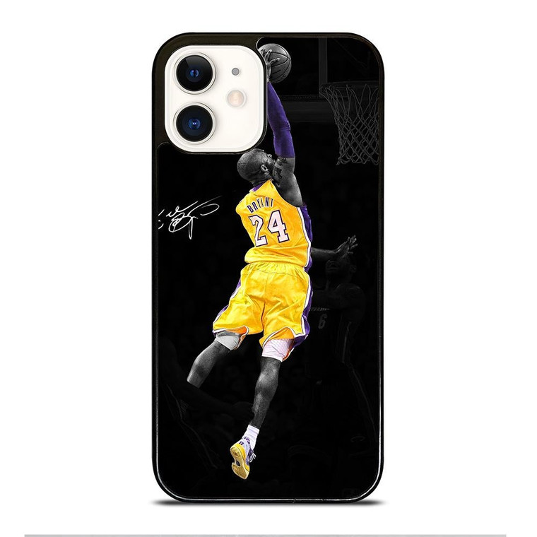 LA LAKERS KOBE BRYANT SIGNATURE iPhone 12 Case Cover