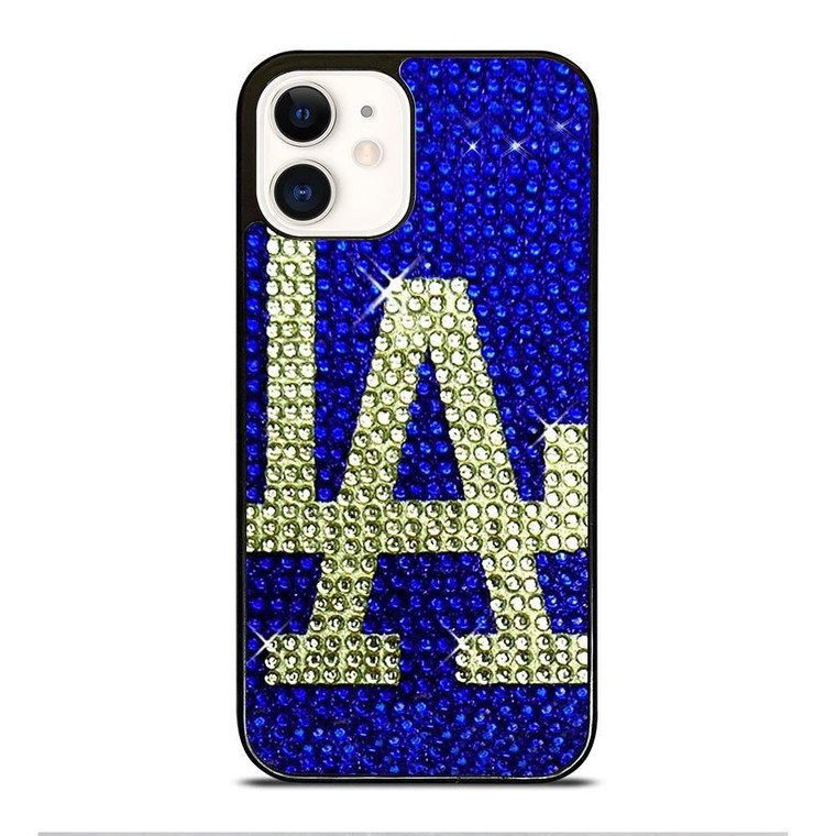 LA LOS ANGELES DODGERS DIAMOND iPhone 12 Case Cover