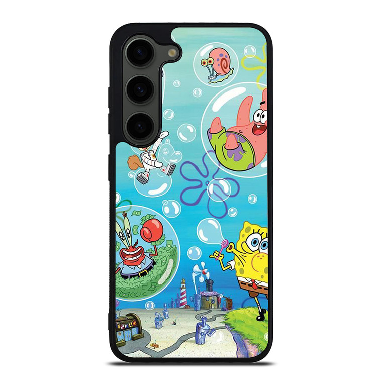 SPONGEBOB AND FRIENDS BUBBLES Samsung Galaxy S23 Plus Case Cover SPONGEBOB AND FRIENDS BUBBLES Samsung Galaxy S23 Plus Case Cover