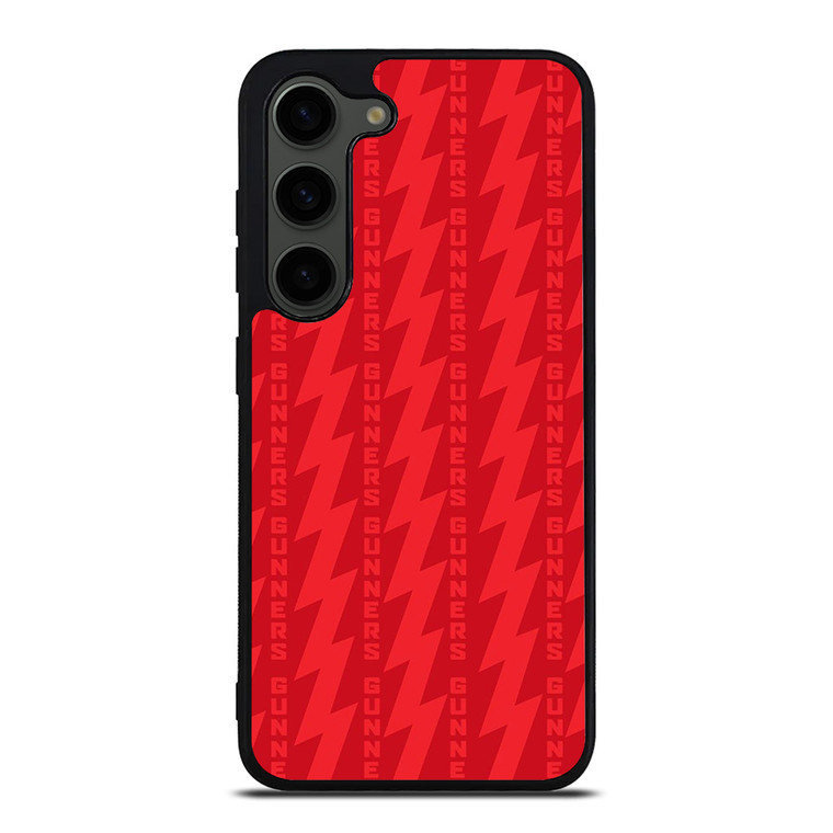 THE GUNNERS ARSENAL RED PATTERN Samsung Galaxy S23 Plus Case Cover