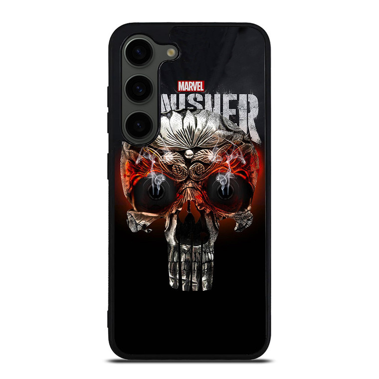 THE PUNISHER SKULL MARVEL Samsung Galaxy S23 Plus Case Cover