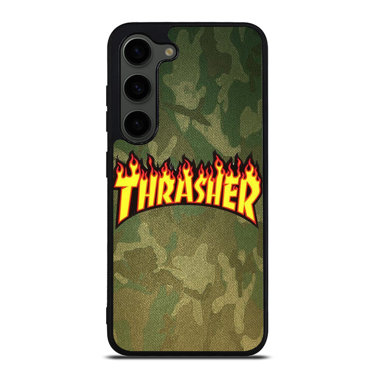 THRASHER LOGO CAMO FABRIC Samsung Galaxy S23 Plus Case Cover