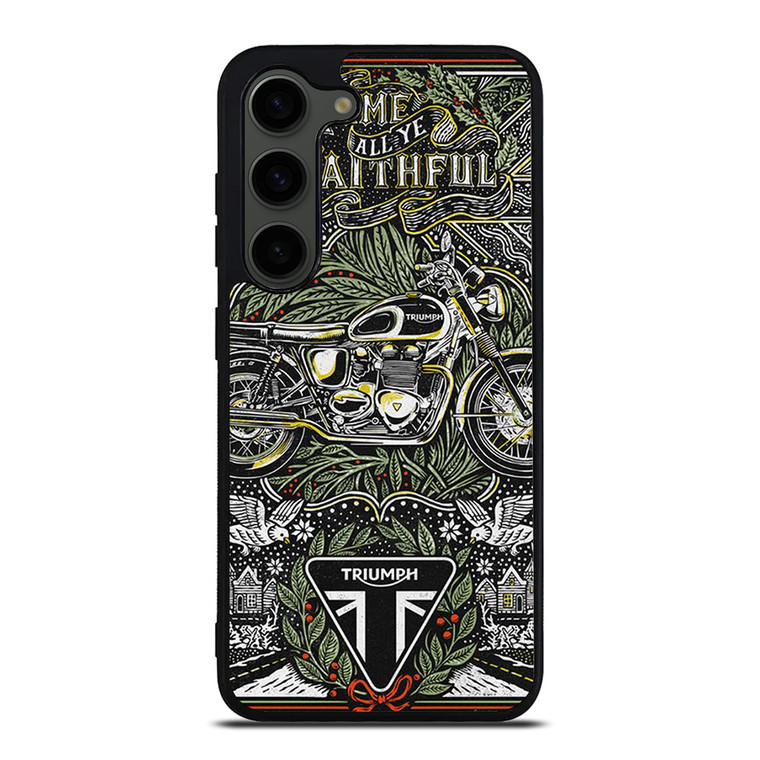 TRIUMPH MOTORCYCLE POSTER Samsung Galaxy S23 Plus Case Cover