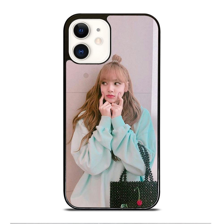 LISA BLACK PINK CUTE iPhone 12 Case Cover