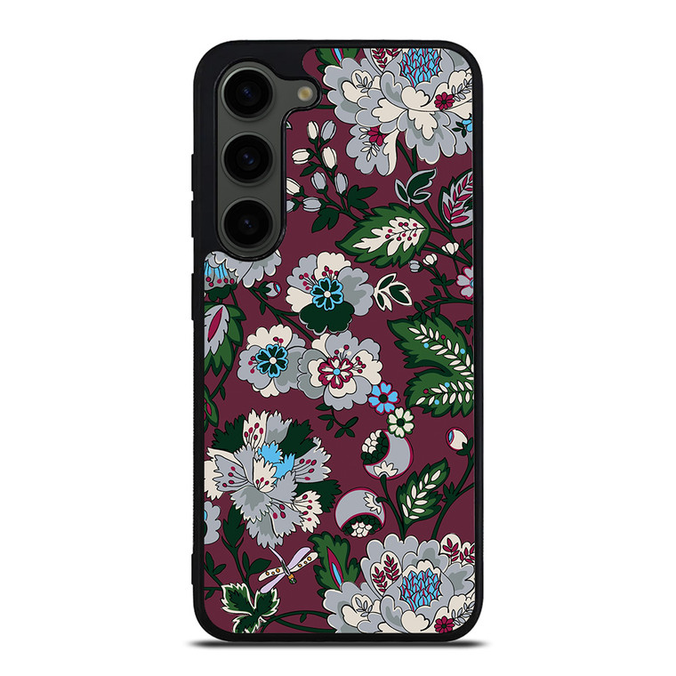 VERA BRADLEY BORDEAUX BLOOMS Samsung Galaxy S23 Plus Case Cover