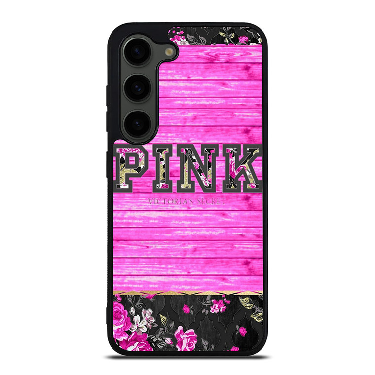 VICTORIA'S SECRET PINK FLORAL Samsung Galaxy S23 Plus Case Cover