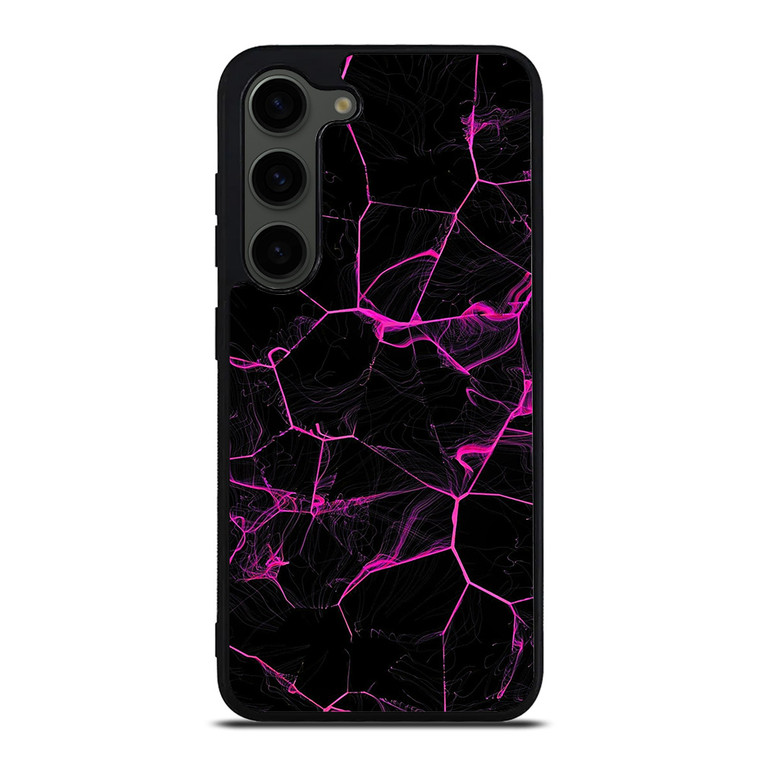 VIOLET ABSTRACT SMOKED GRID Samsung Galaxy S23 Plus Case Cover