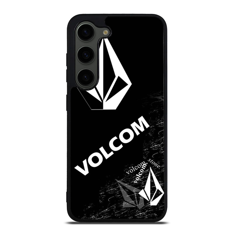 VOLCOM BLACK LOGO Samsung Galaxy S23 Plus Case Cover