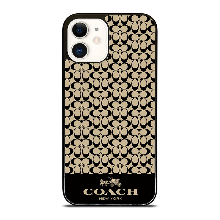 LOGO COACH NEW YORK iPhone 12 Case Cover
