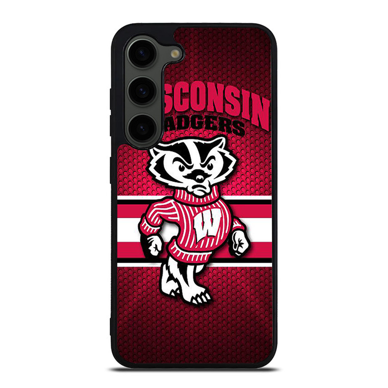 WISCONSIN BADGER FOOTBALL LOGO 2 Samsung Galaxy S23 Plus Case Cover