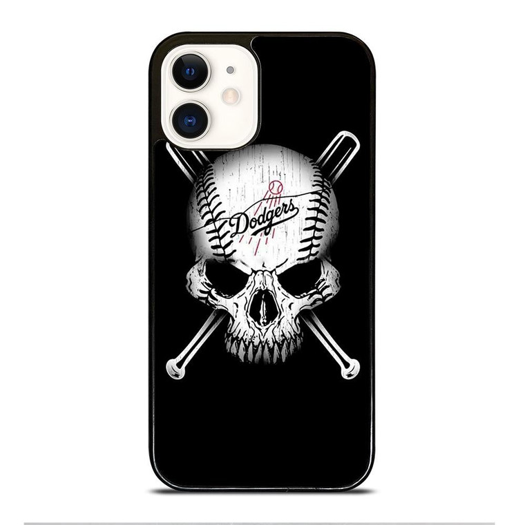 LOS ANGELES DODGERS SKULL iPhone 12 Case Cover