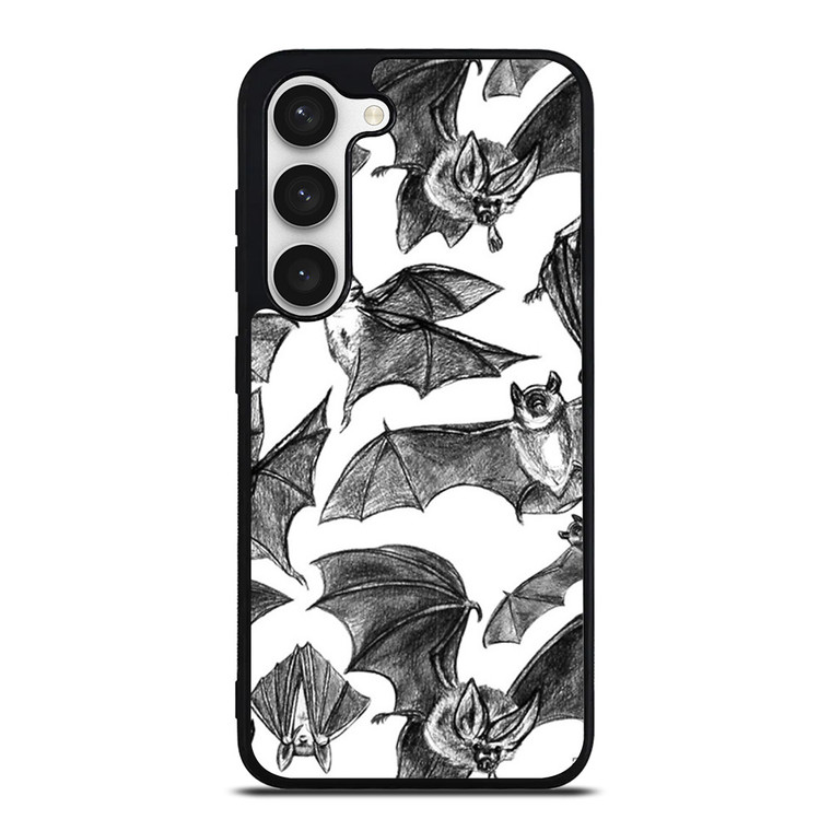 BAT HAND DRAWING PATTERN Samsung Galaxy S23 Case Cover