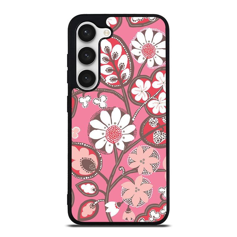 BLUSH PINK VERA BRADLEY PRINT Samsung Galaxy S23 Case Cover