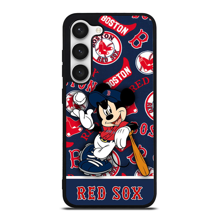 BOSTON RED SOX MICKEY MOUSE Samsung Galaxy S23 Case Cover