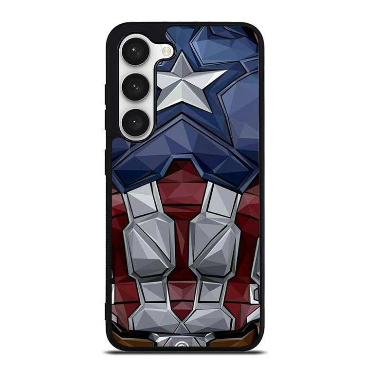 CAPTAIN AMERICA SUIT ARMOR AVENGERS Samsung Galaxy S23 Case Cover