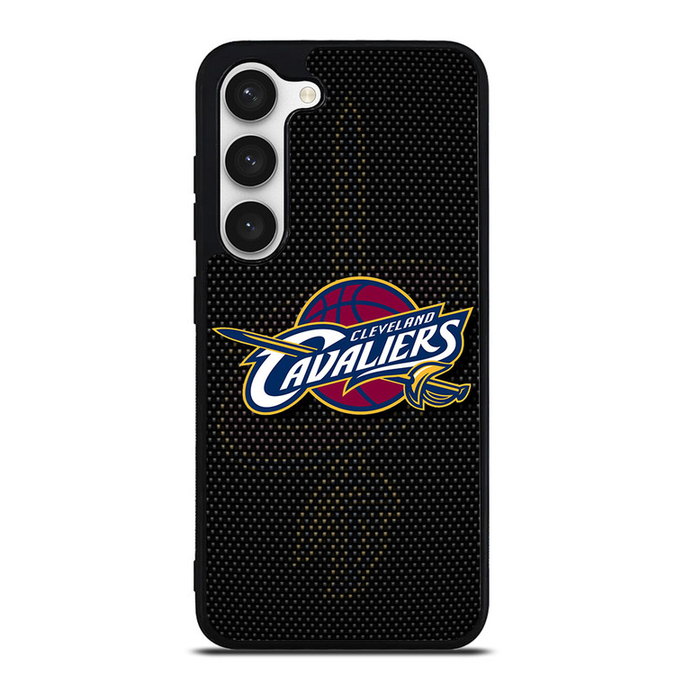CLEVELAND CAVALIERS CARBON LOGO Samsung Galaxy S23 Case Cover