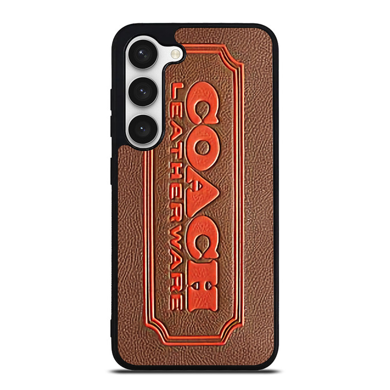COACH LEATHERWARE EMBOSS Samsung Galaxy S23 Case Cover