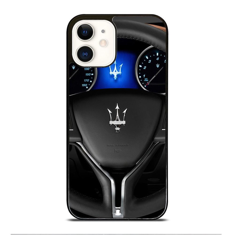 MASERATI STEERING WHEEL LOGO iPhone 12 Case Cover