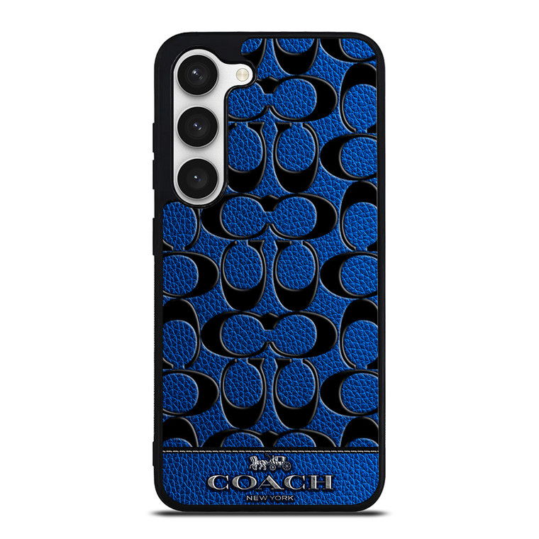 COACH NEW YORK BLUE 3 Samsung Galaxy S23 Case Cover