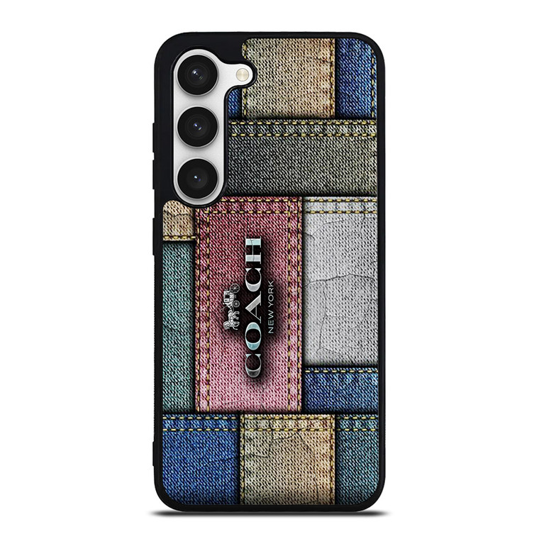 COACH NEW YORK LOGO JEANS  Samsung Galaxy S23 Case Cover