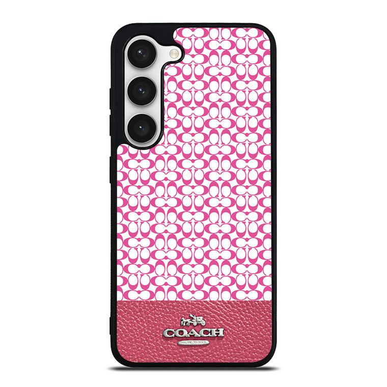 COACH NEW YORK PINK Samsung Galaxy S23 Case Cover