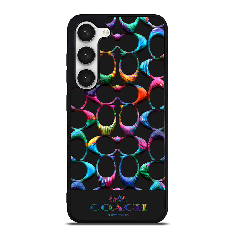 COACH NEW YORK RAINBOW 2 Samsung Galaxy S23 Case Cover