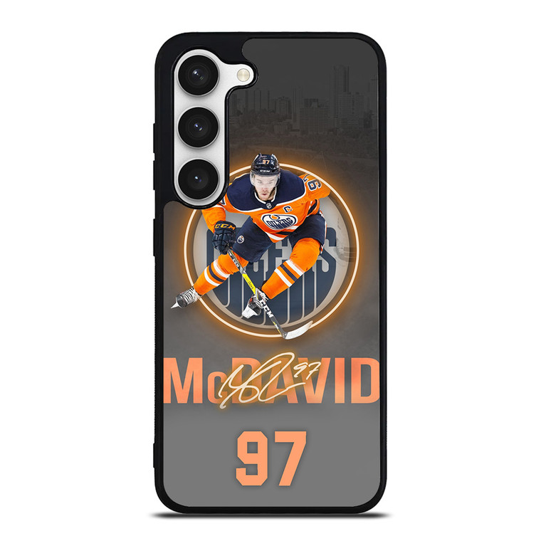 CONNOR MCDAVID EDMONTON OILERS PLAYER Samsung Galaxy S23 Case Cover