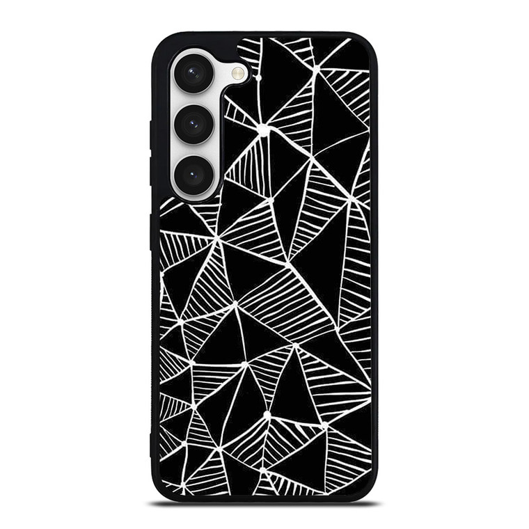 DARK TRIANGLE PATTERN Samsung Galaxy S23 Case Cover