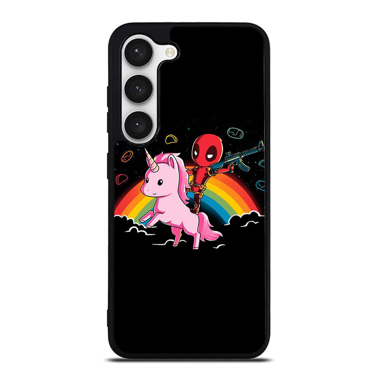 DEADPOOL AND UNICORN CUTE Samsung Galaxy S23 Case Cover