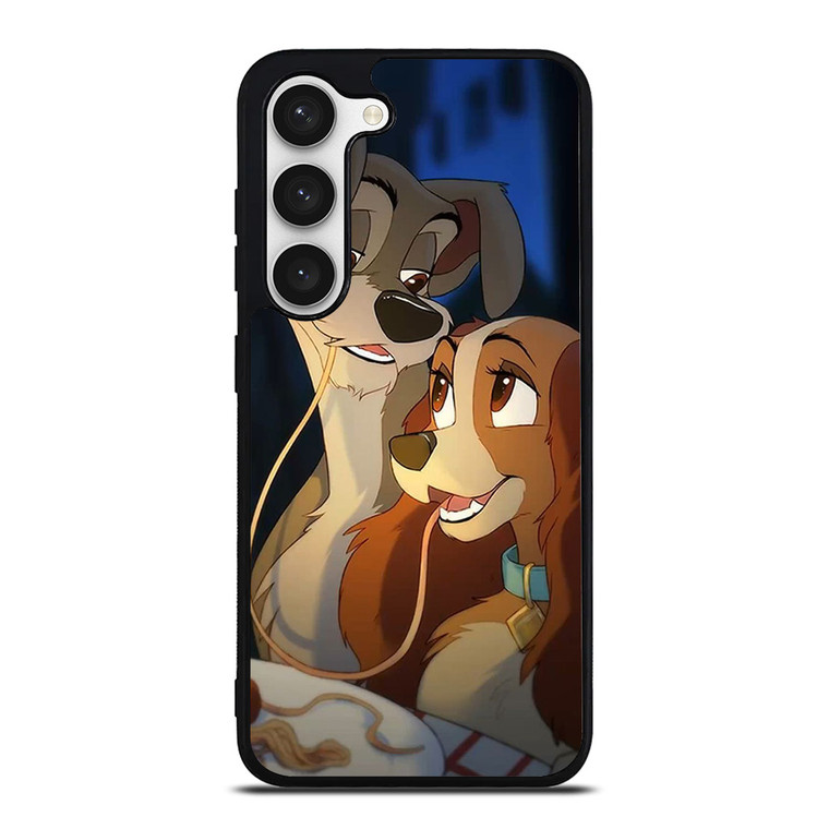 DISNEY CARTOON LADY AND THE TRAMP Samsung Galaxy S23 Case Cover