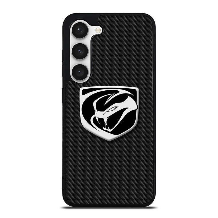 DODGE VIPER LOGO CARBON Samsung Galaxy S23 Case Cover DODGE VIPER LOGO CARBON Samsung Galaxy S23 Case Cover