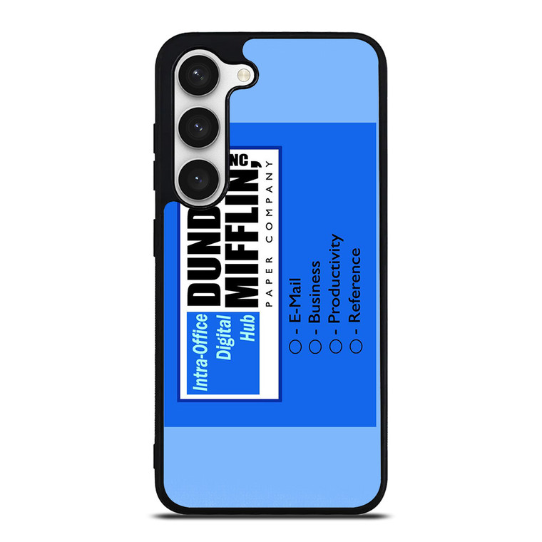 DUNDER MIFFLIN INTRA OFFICE DIGITAL HUB LOGO Samsung Galaxy S23 Case Cover