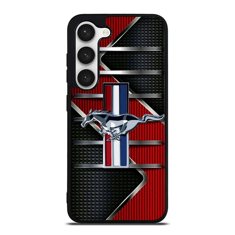 FORD MUSTANG METAL LOGO Samsung Galaxy S23 Case Cover