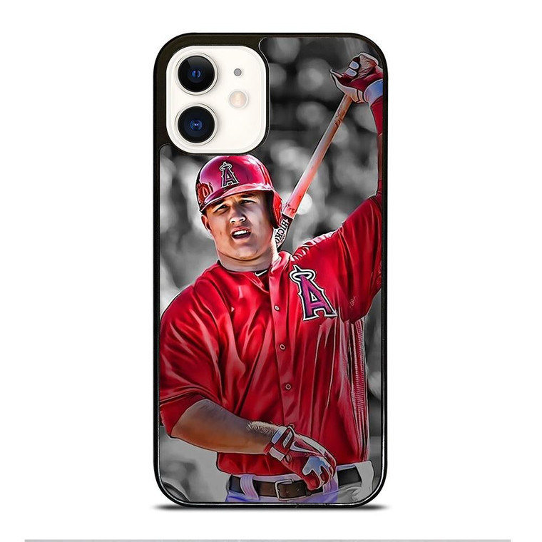 MIKE TROUT BASEBALL LOS ANGELES ANGELS iPhone 12 Case Cover