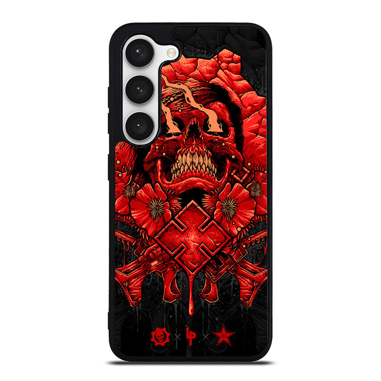 GEARS OF WAR SKULL RED Samsung Galaxy S23 Case Cover