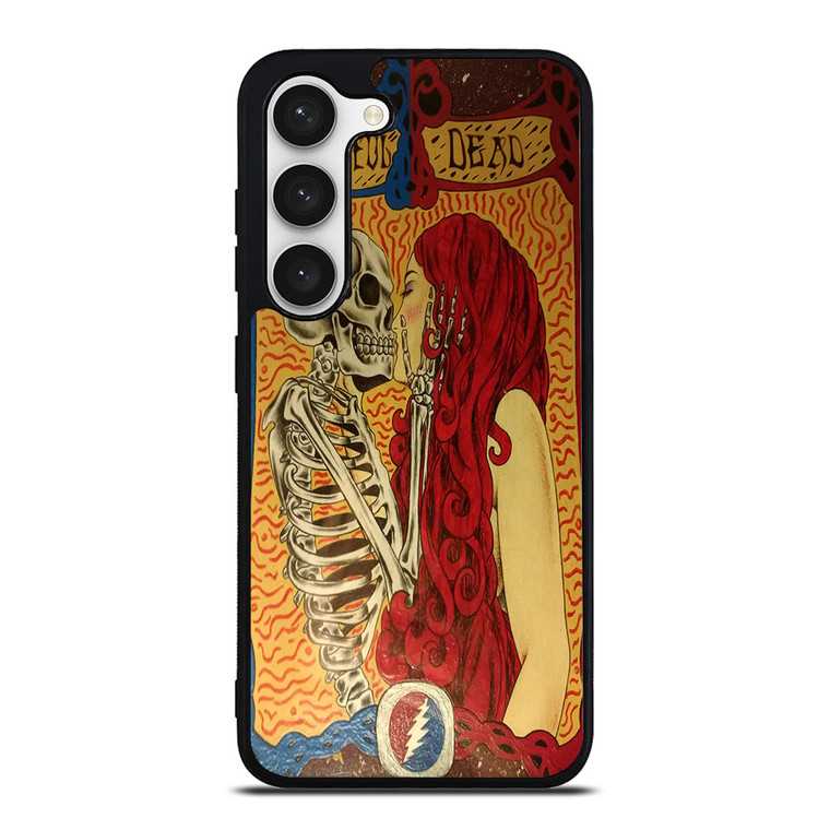 GRATEFUL DEAD KISSING SKELETON Samsung Galaxy S23 Case Cover