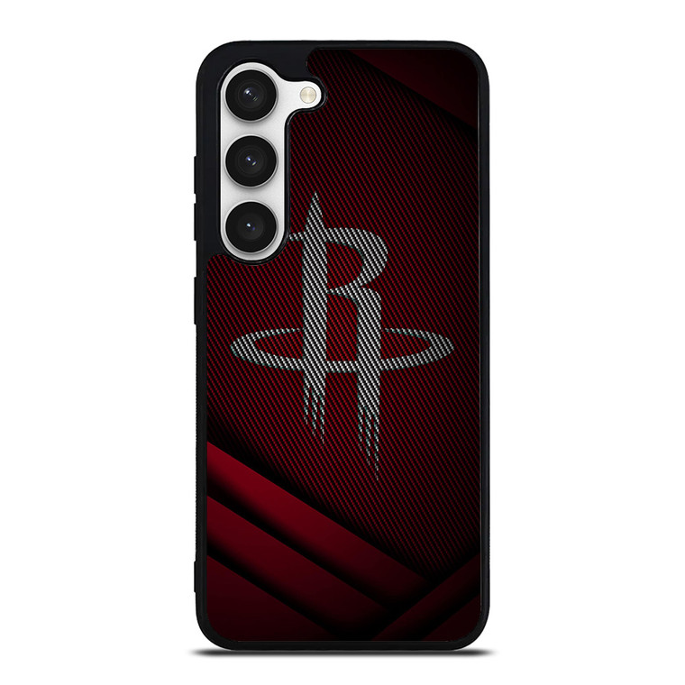 HOUSTON ROCKETS CARBON LOGO Samsung Galaxy S23 Case Cover