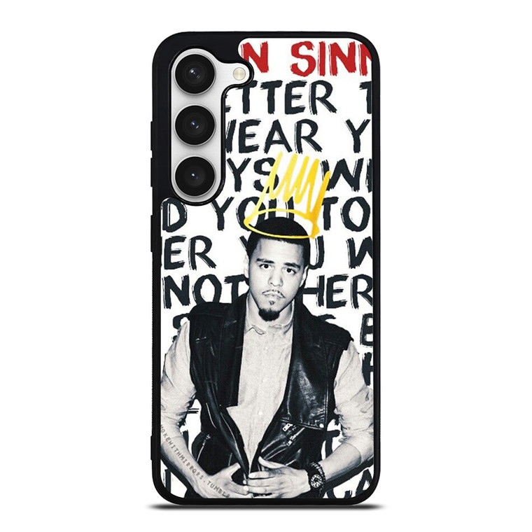 J COLE BORN SINNER QUOTES Samsung Galaxy S23 Case Cover