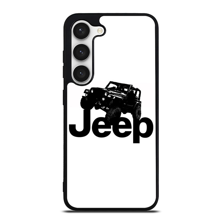 JEEP BLACK LOGO Samsung Galaxy S23 Case Cover