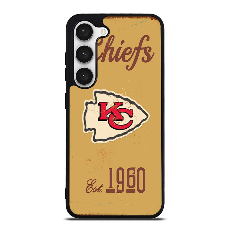 KANSAS CITY CHIEFS RUSTY LOGO Samsung Galaxy S23 Case Cover