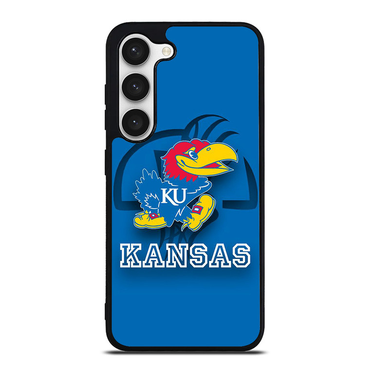 KANSAS JAYHAWKS BASKETBALL LOGO Samsung Galaxy S23 Case Cover