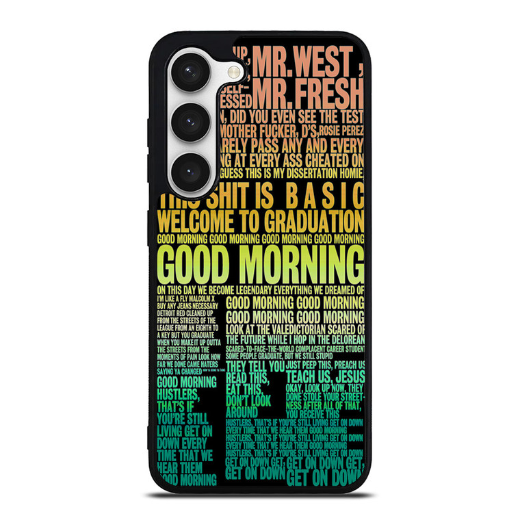 KANYE WEST RAPPER LYRICS Samsung Galaxy S23 Case Cover